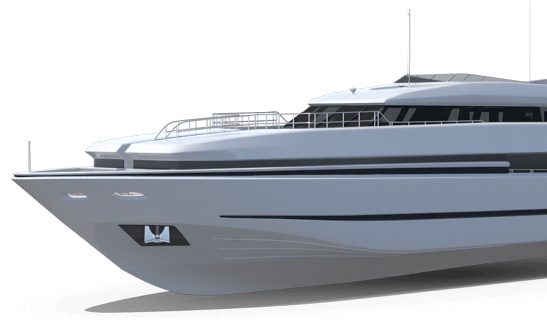 Luxury motor yacht restored by Correct Reflect in Miami FL